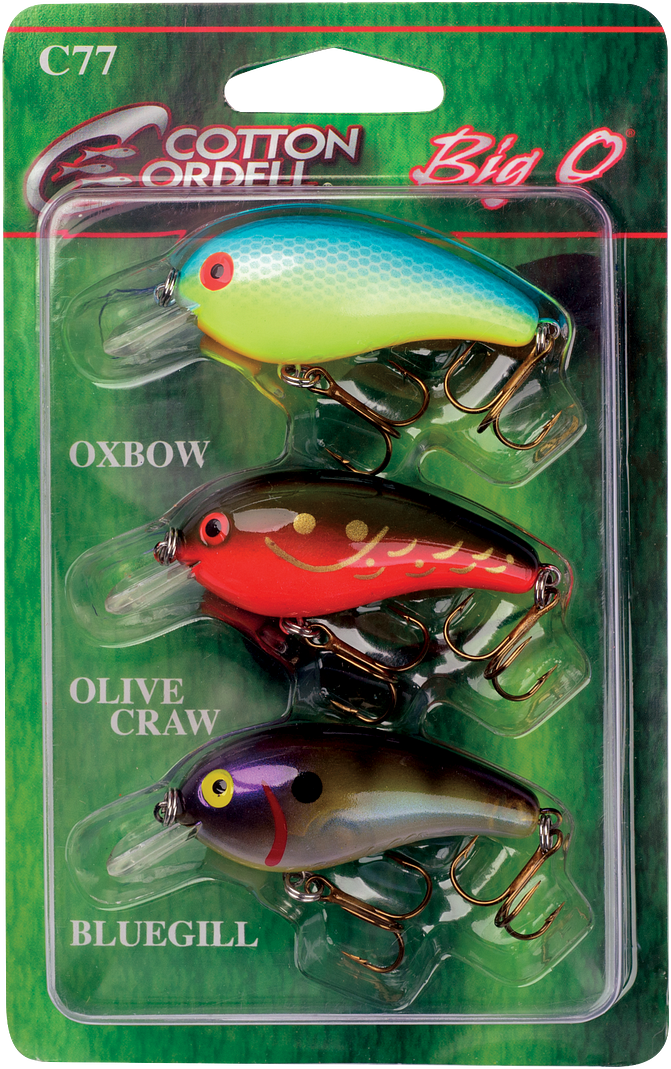 Cotton Cordell Big O Square-Lip Crankbait 3-Piece Variety Pack - TACKLE WAREHOUSE AMERICA​