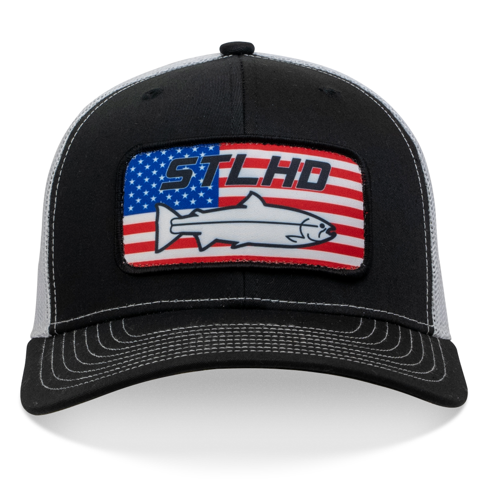 STLHD Nation Black/White Trucker Snapback Hat - TACKLE WAREHOUSE AMERICA​