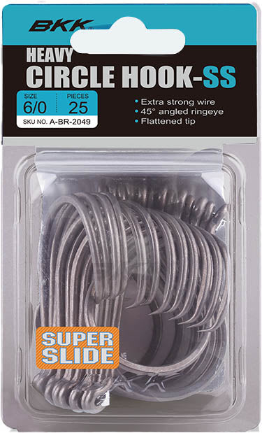 BKK Heavy Circle-SS Hooks - TACKLE WAREHOUSE AMERICA​