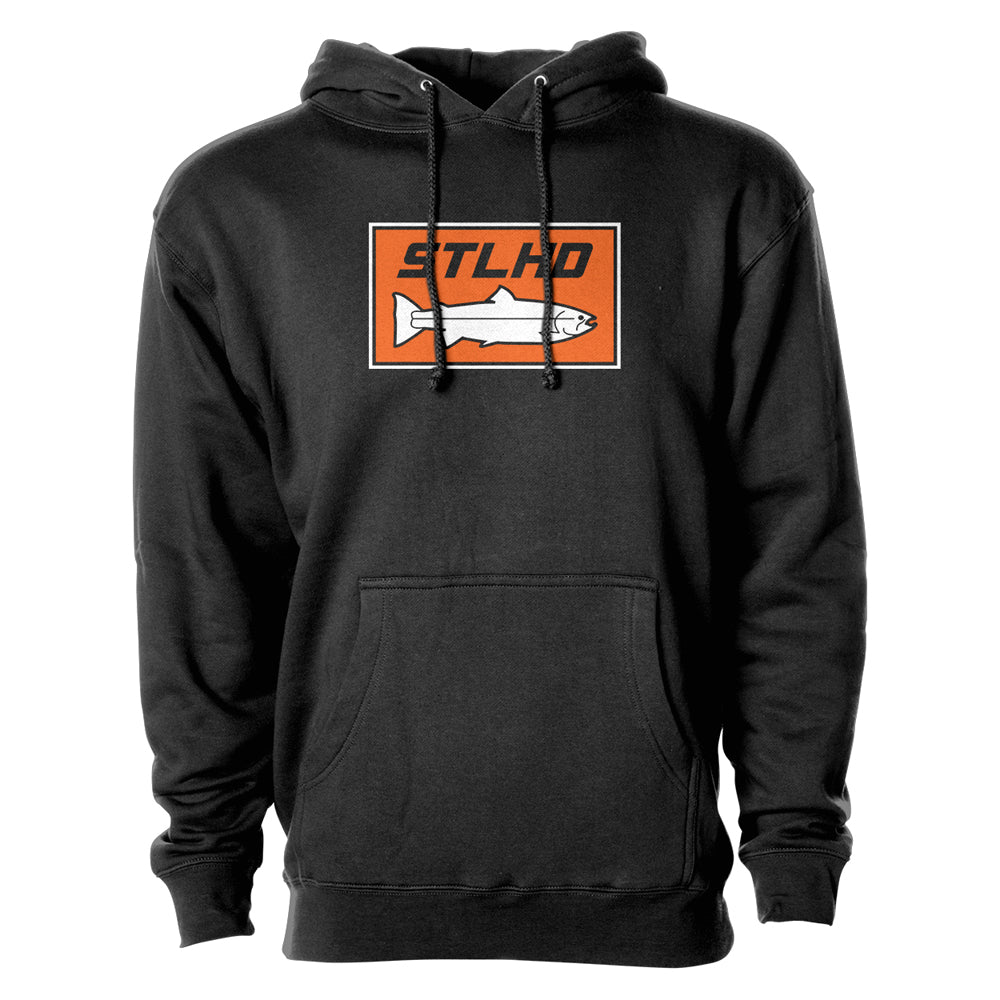 STLHD Men's Standard Logo Black Premium Hoodie - TACKLE WAREHOUSE AMERICA​