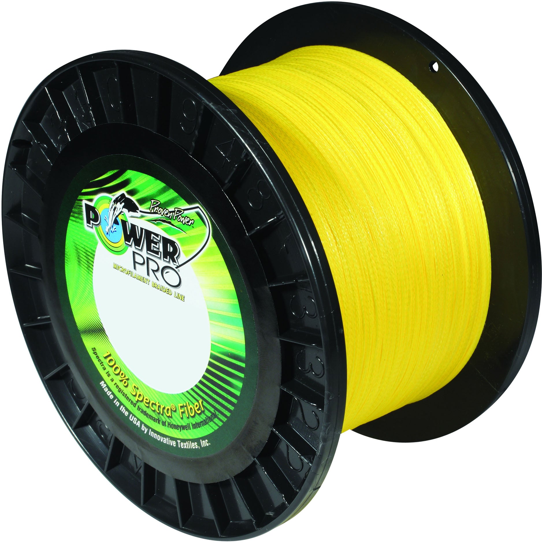 Power Pro Spectra Hi-Vis Yellow Braided Line 3000 yard Bulk Spool - TACKLE WAREHOUSE AMERICA​