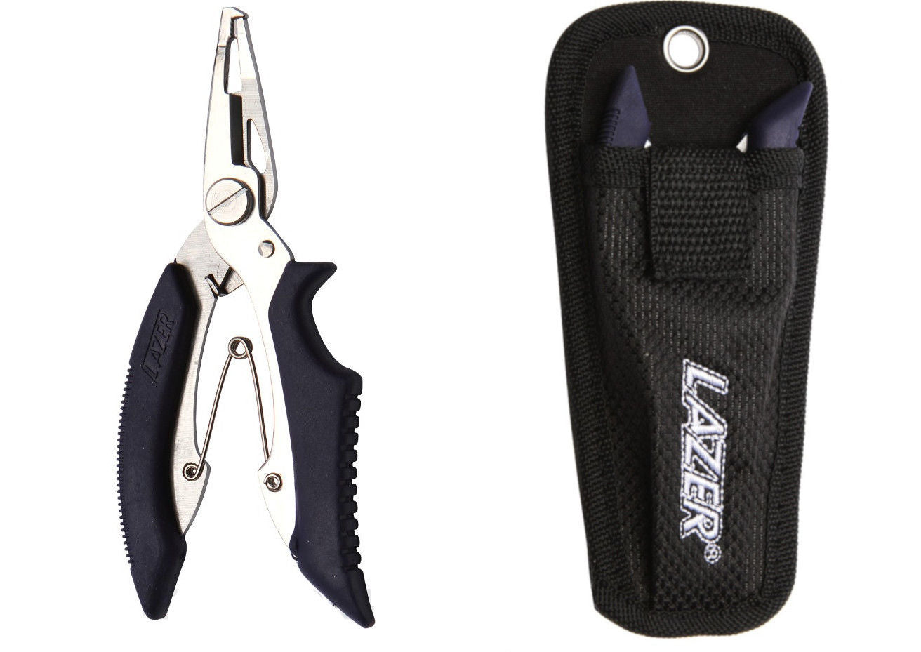 Eagle Claw Lazer Sharp Split Ring Pliers w/ Braid Cutter - TACKLE WAREHOUSE AMERICA​