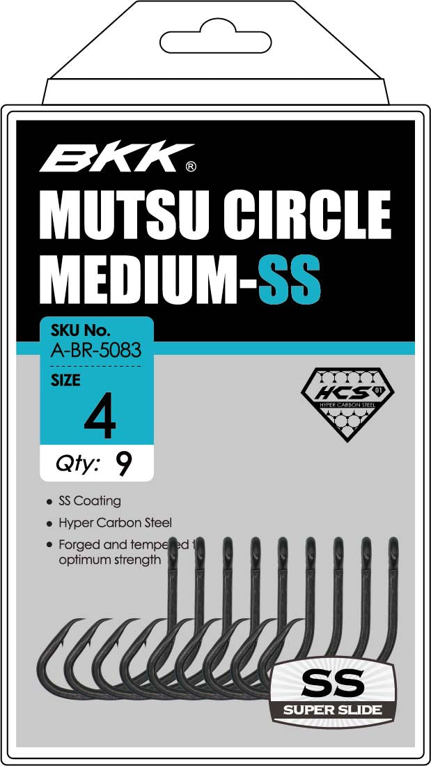 BKK Mutsu Medium Circle Hook SS - TACKLE WAREHOUSE AMERICA​