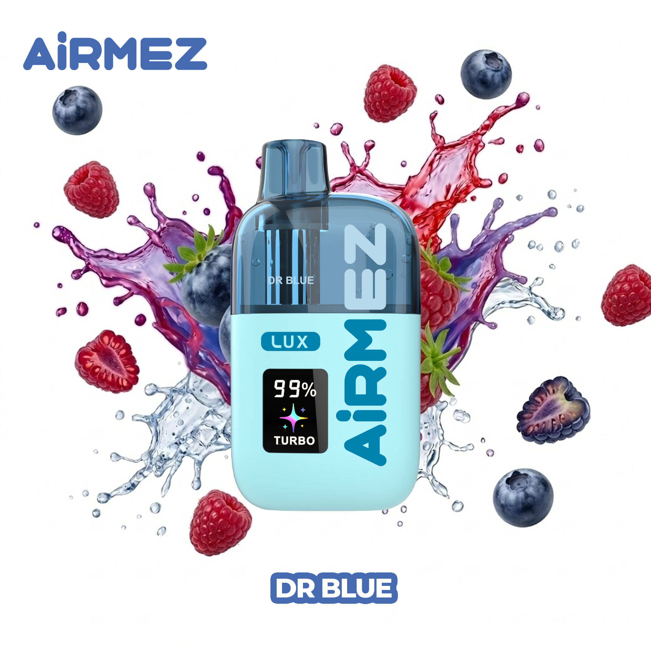 Airmez Lux 60000 Flavour Dr Blue Mixed Berries Ice