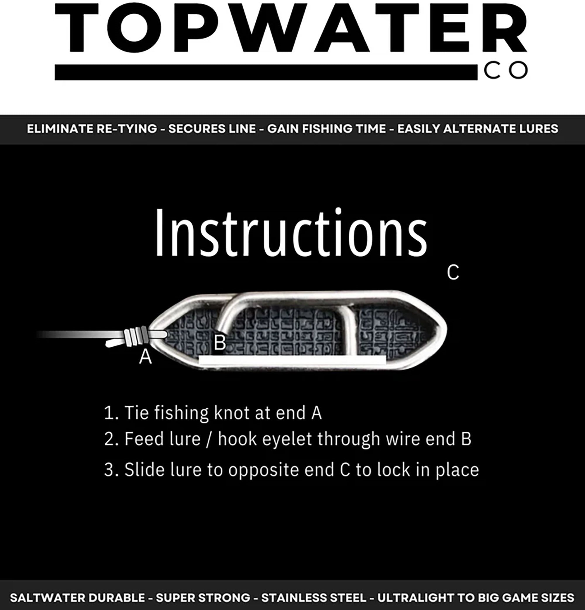 Topwater Co Speed Clips - TACKLE WAREHOUSE AMERICA​