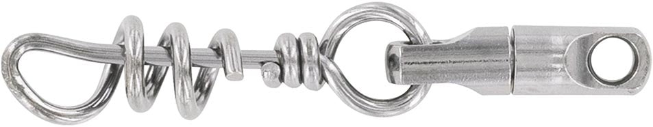 SPRO Brass Heavy Swivel w/Corkscrew - NS Black Finish - TACKLE WAREHOUSE AMERICA​