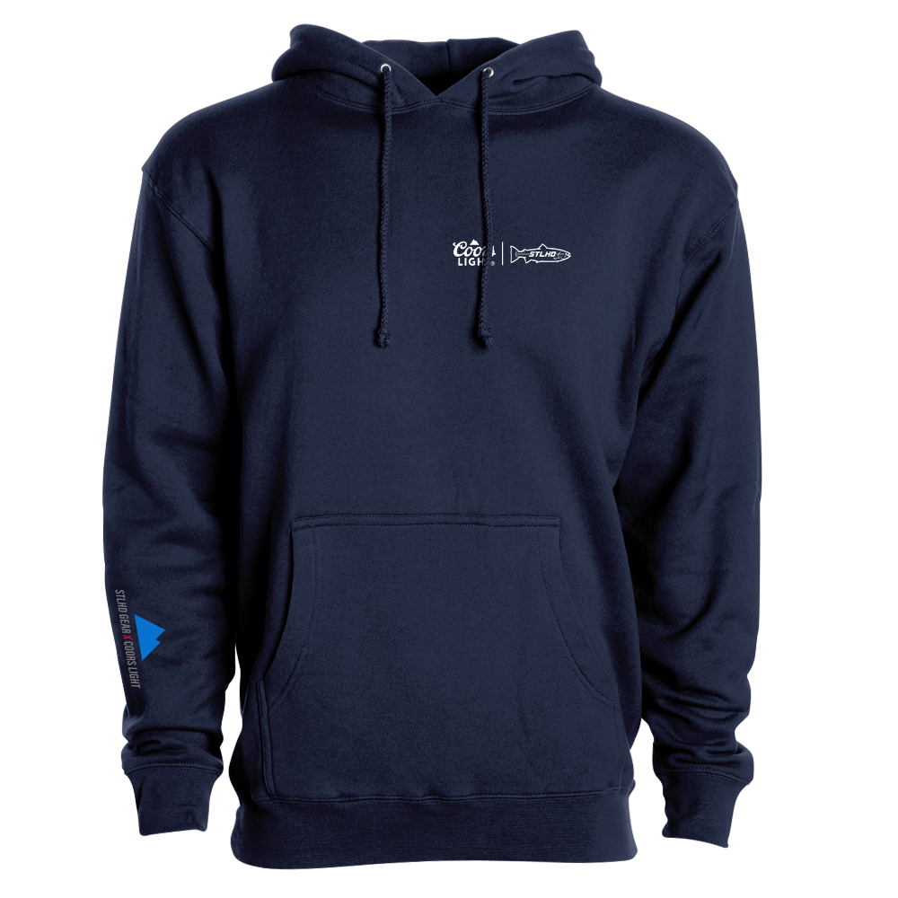 STLHD Men’s X Coors Light Streamside Premium Hoodie - TACKLE WAREHOUSE AMERICA​