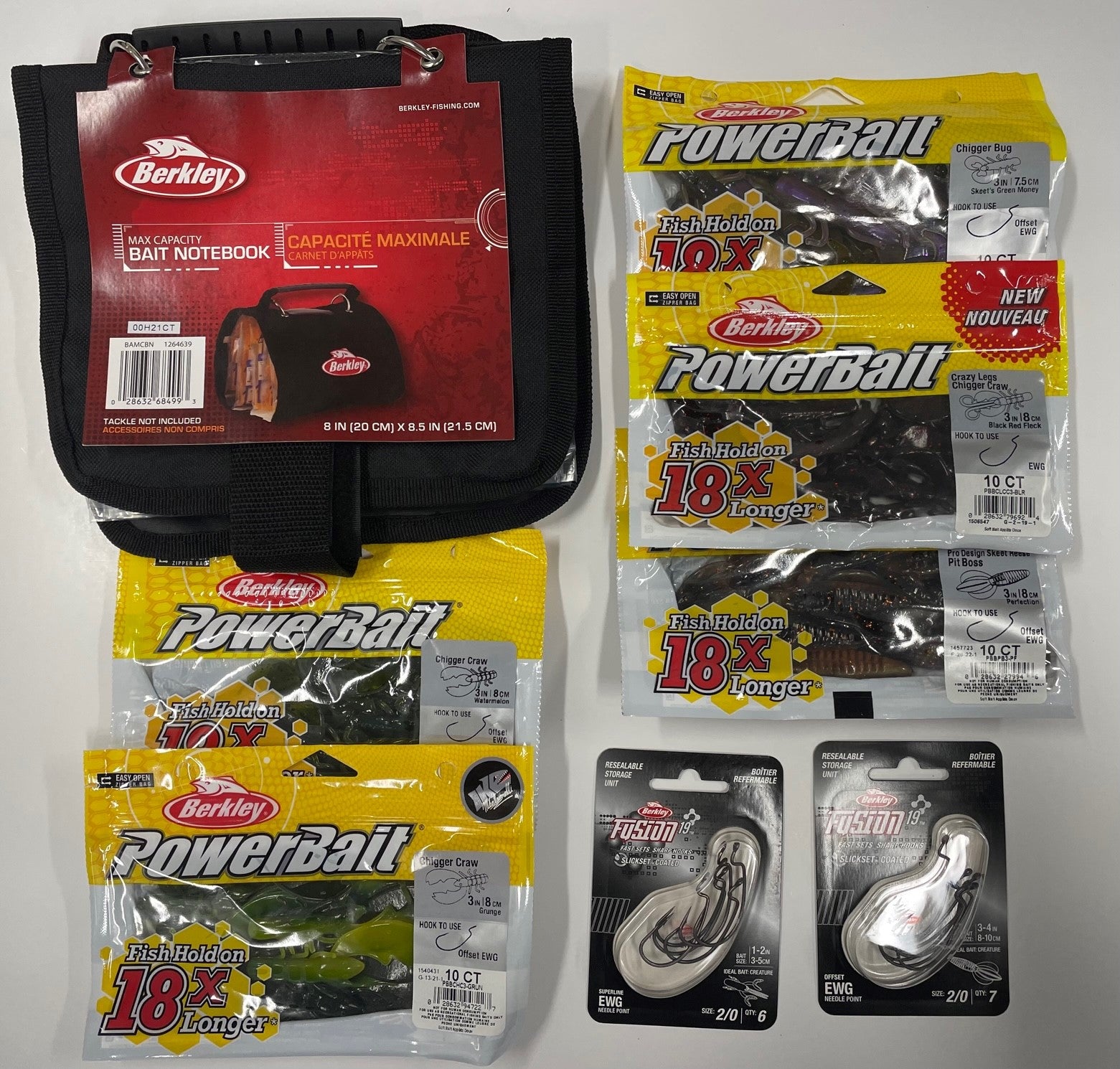 Berkley PowerBait Creatures 'n' Craws 3 inch Essentials Kit - TACKLE WAREHOUSE AMERICA​