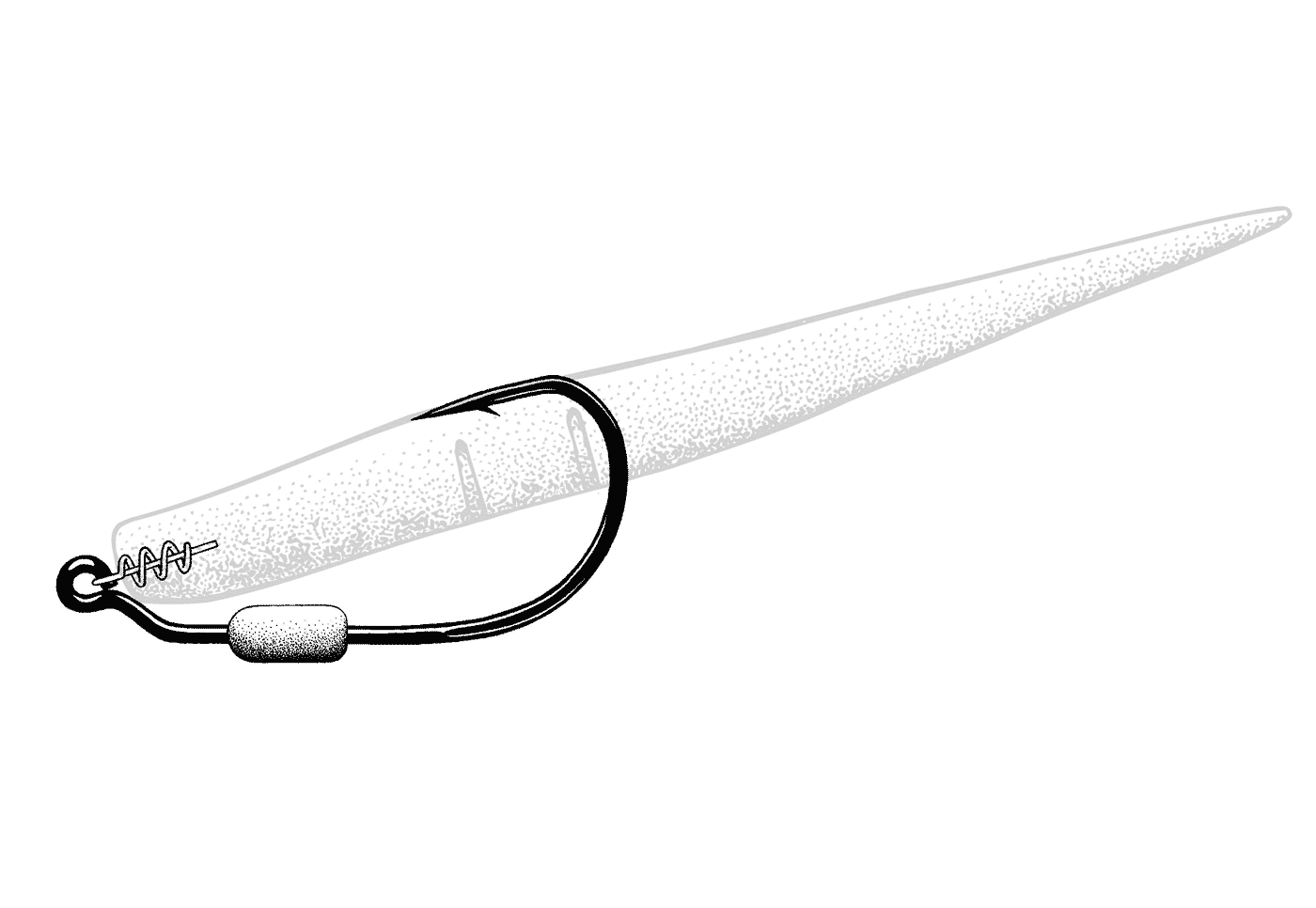 Owner 5132W Twistlock 3x Weighted Bass Bait Hook - TACKLE WAREHOUSE AMERICA​