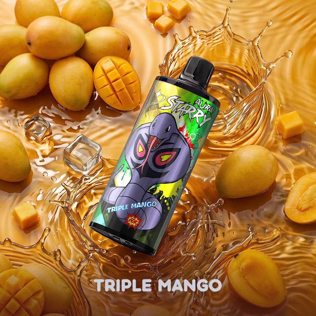 STARRY Crystal 60K Puffs Vape Desechable – 20ml, Mesh Coil, Airflow Ajustable, 600mAh