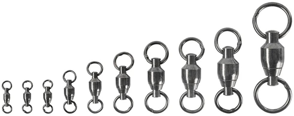 SPRO Ball Bearing Swivel w/2 Welded Rings - Duraslick Finish - TACKLE WAREHOUSE AMERICA​