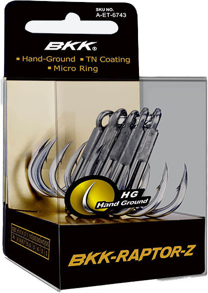 BKK Raptor-Z Big Game Treble Hooks - TACKLE WAREHOUSE AMERICA​