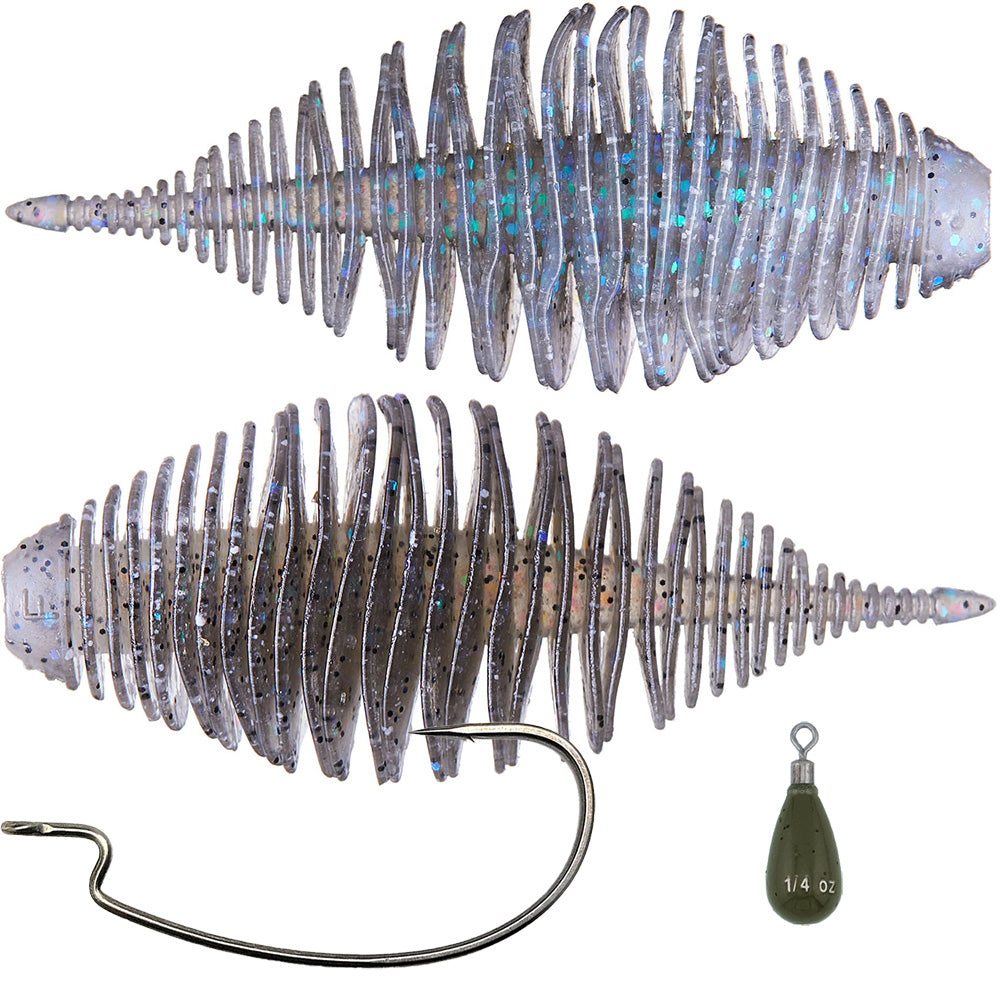 Geecrack Bellows Gill 3.8 Inch Floating Free-Rig Kit - TACKLE WAREHOUSE AMERICA​