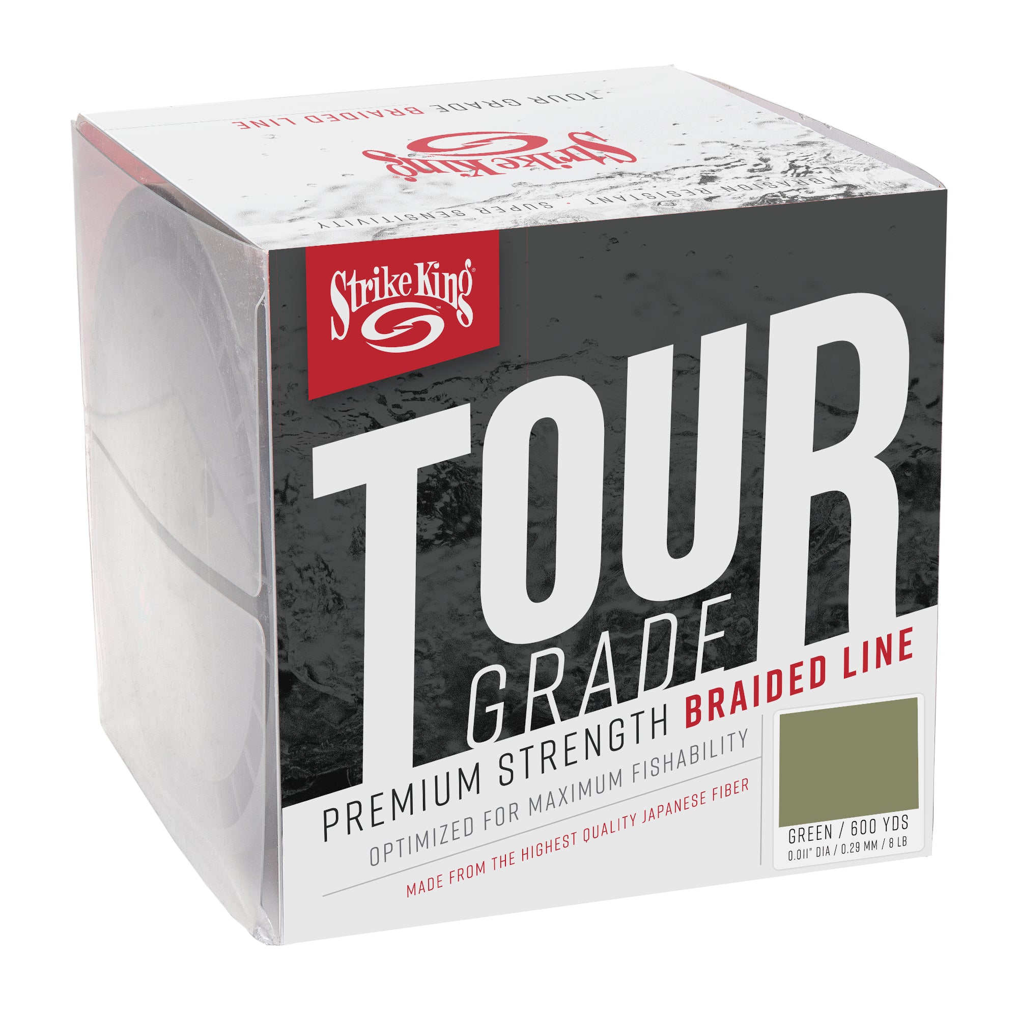 Strike King Tour Grade Braid Green Braided Line - TACKLE WAREHOUSE AMERICA​