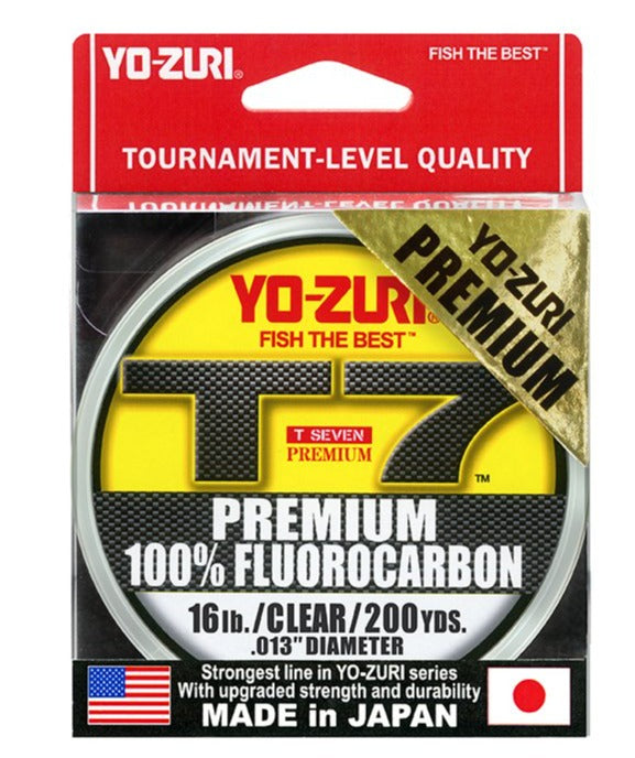 Yo-Zuri T7 Premium Fluorocarbon 200 Yards - TACKLE WAREHOUSE AMERICA​