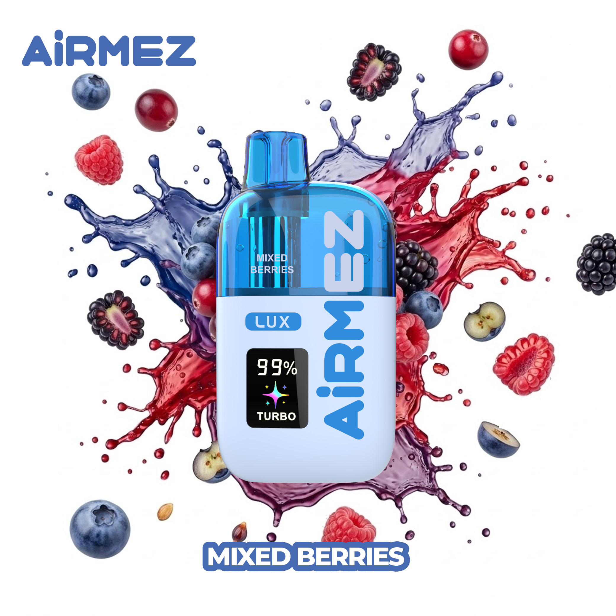 Airmez Lux 60000 Flavour Mixed Berries Juicy Blend