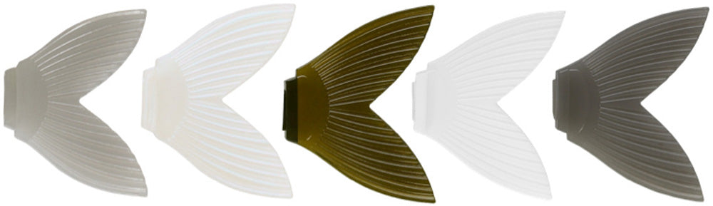 Bucca 6 Inch Trick Shad Replacement Tails - 5 Pack - TACKLE WAREHOUSE AMERICA​