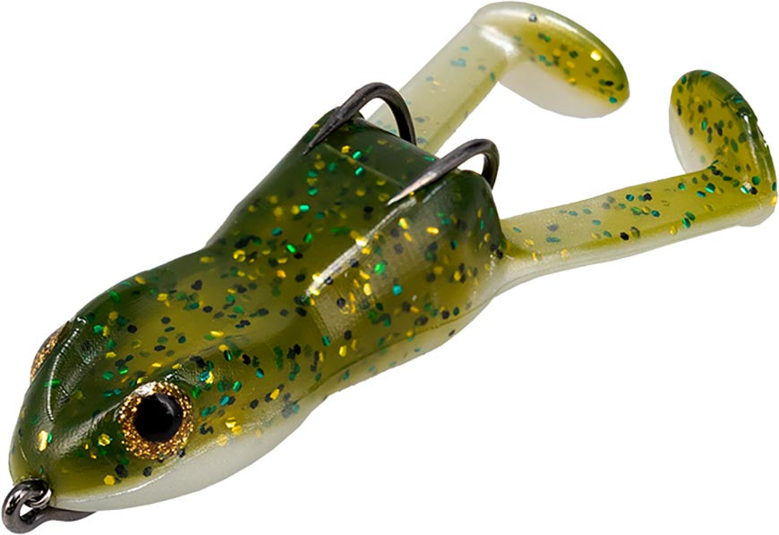 Frog Factory Ribbit Top Toad Pre-Rigged Hollow Body Frog - 2 Pack - TACKLE WAREHOUSE AMERICA​