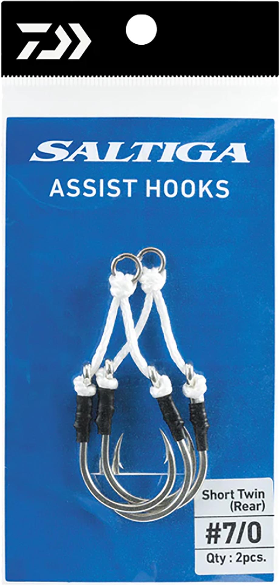 Daiwa Saltiga Dual Assist Short Hooks - TACKLE WAREHOUSE AMERICA​
