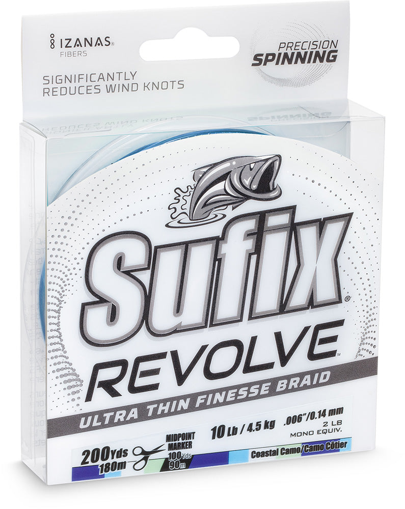 Suffix Revolve Coastal Camo Braid - TACKLE WAREHOUSE AMERICA​