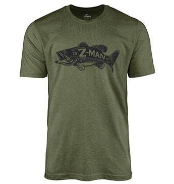 Z-Man Bad Azz Bass TeeZ Short Sleeve T-Shirt - TACKLE WAREHOUSE AMERICA​