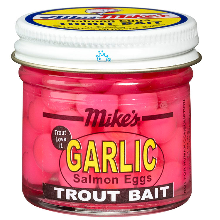 Mike's Garlic Eggs 1.1 oz. Jar - TACKLE WAREHOUSE AMERICA​