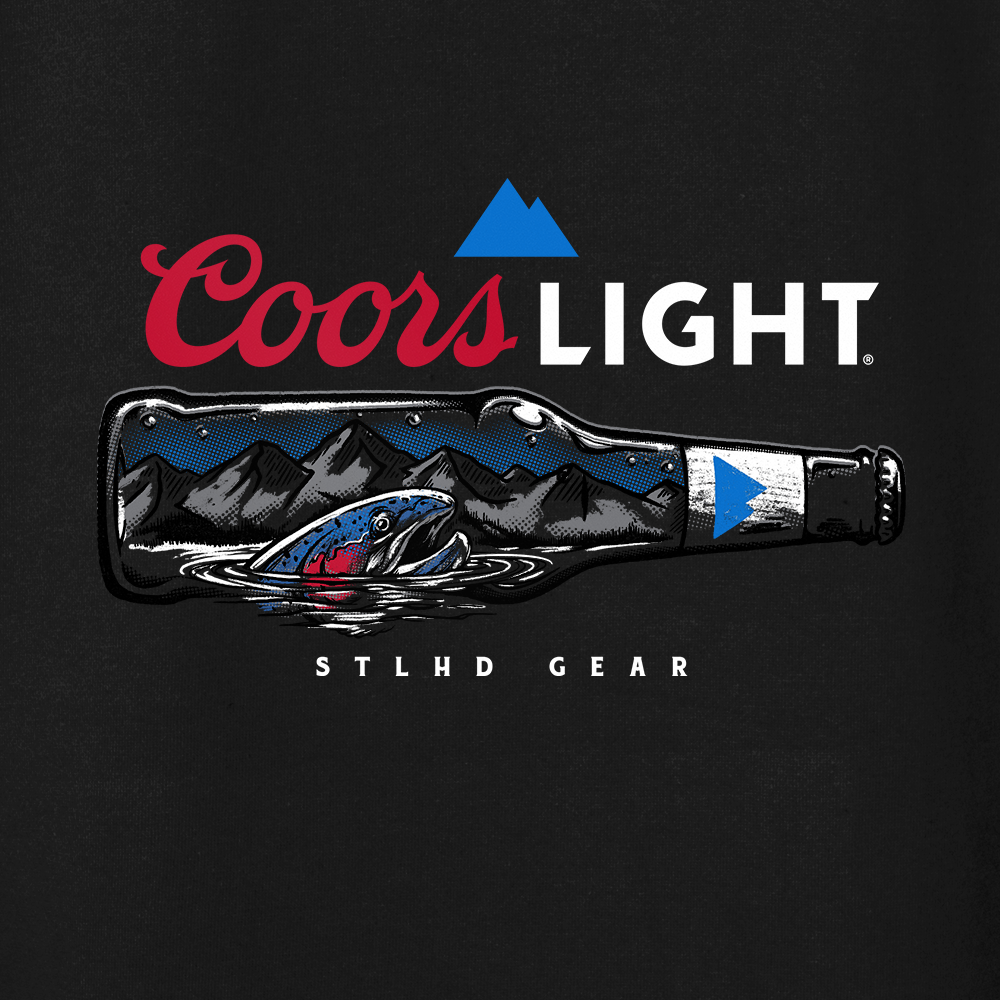 STLHD Men’s X Coors Light Bottlescape Premium Hoodie - TACKLE WAREHOUSE AMERICA​