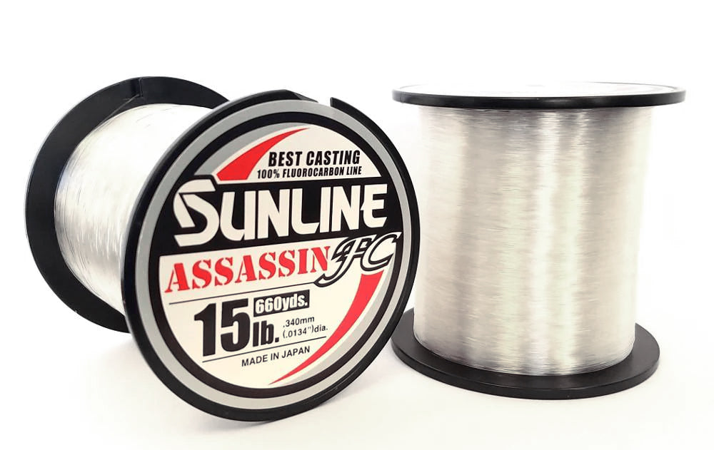 Sunline Assassin FC Fluorocarbon Line Clear 660 Yards - TACKLE WAREHOUSE AMERICA​