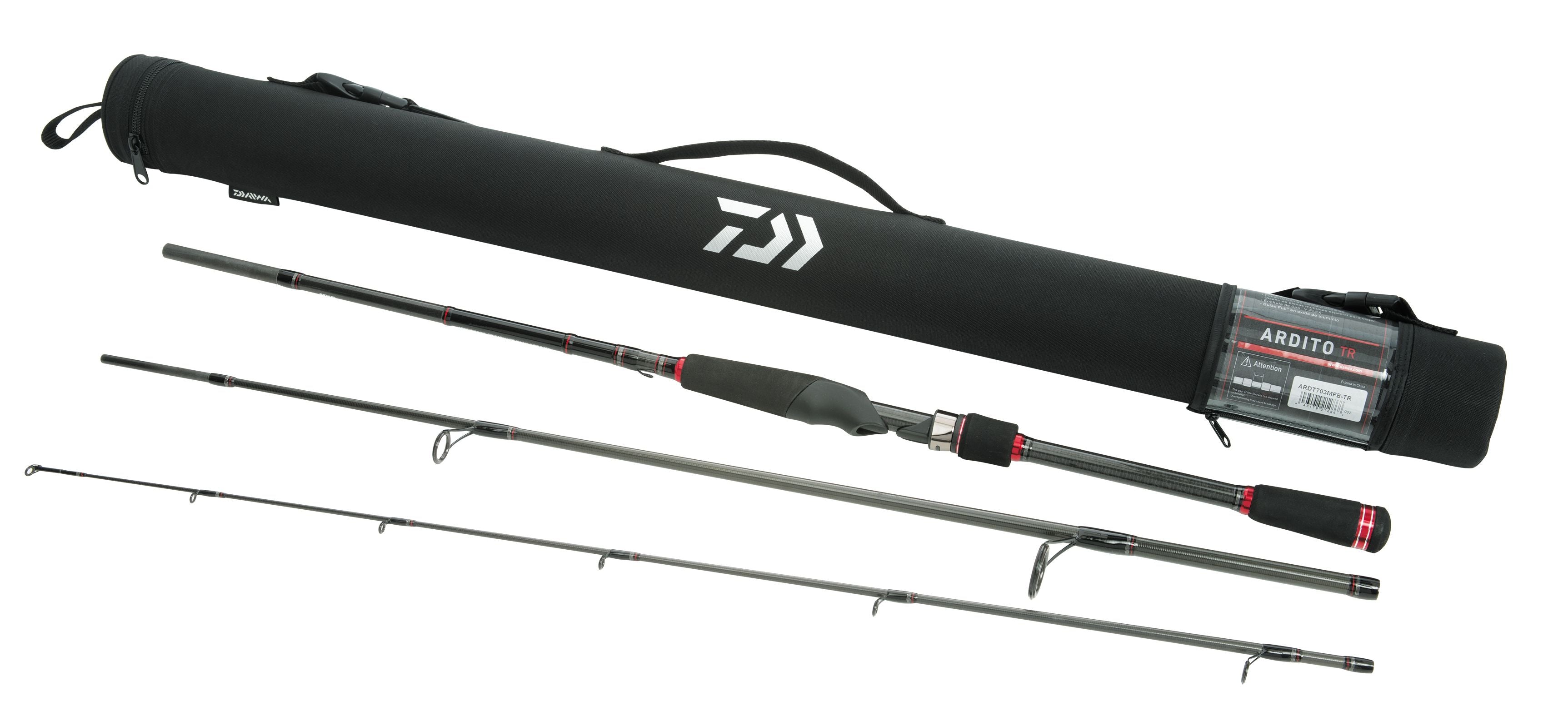 Daiwa Ardito-TR Spinning 3-Piece Travel Rods - TACKLE WAREHOUSE AMERICA​
