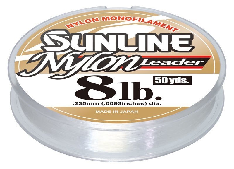 Sunline Nylon Monofilament Leader Wheel 50 Yards - TACKLE WAREHOUSE AMERICA​