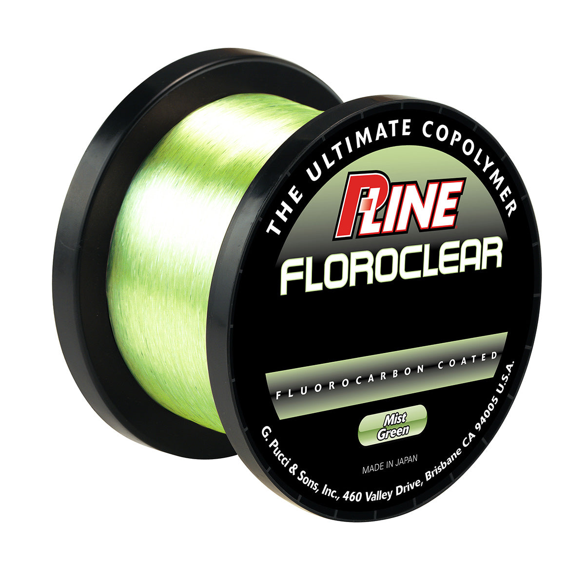 P-Line Floroclear Coated Fluoro 3000 Yard Mist Green - TACKLE WAREHOUSE AMERICA​
