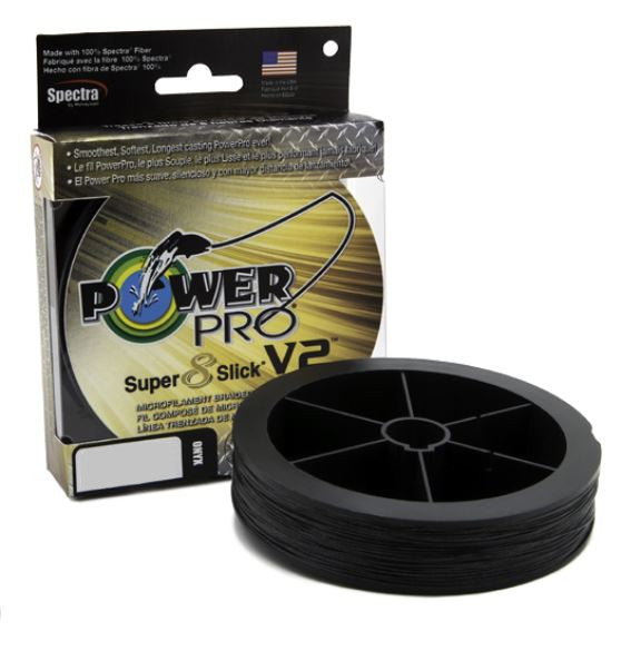Power Pro Super8Slick V2 Onyx Braided Line 1500 yard Bulk Spool - TACKLE WAREHOUSE AMERICA​