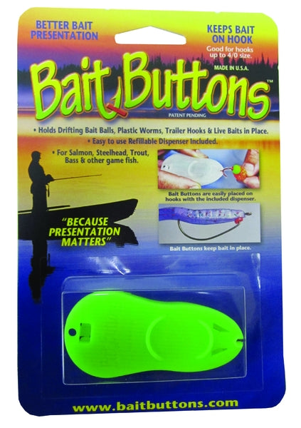 Bait Buttons Original Bait Button Dispenser w/ 100 Bait Buttons - TACKLE WAREHOUSE AMERICA​