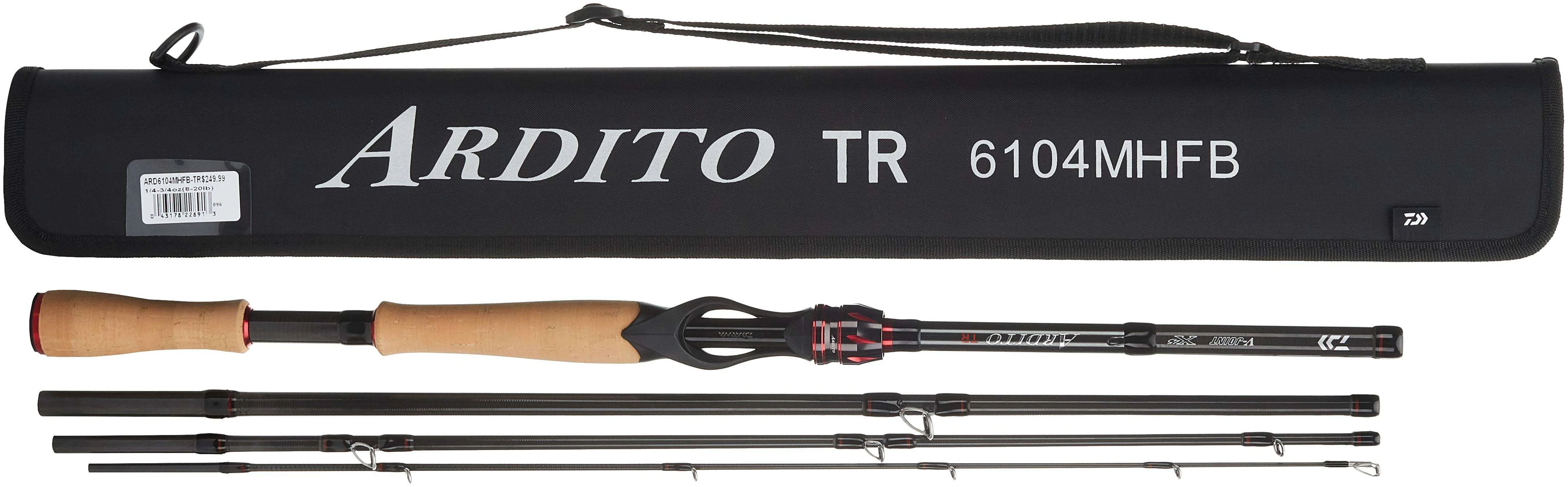Daiwa Ardito 4 Piece Travel Rods - TACKLE WAREHOUSE AMERICA​