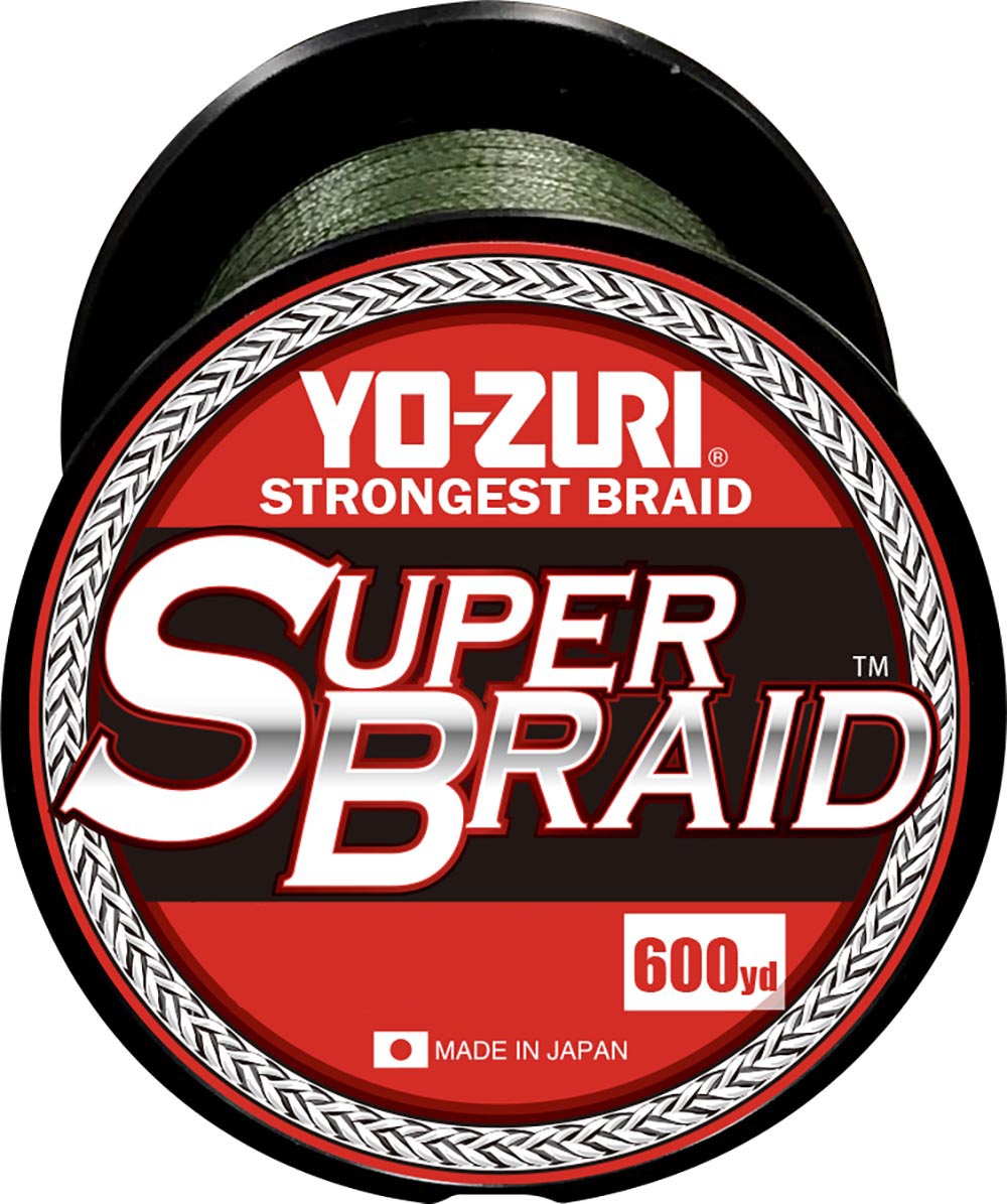 Yo-Zuri SuperBraid Dark Green - 600 Yard Spool - TACKLE WAREHOUSE AMERICA​