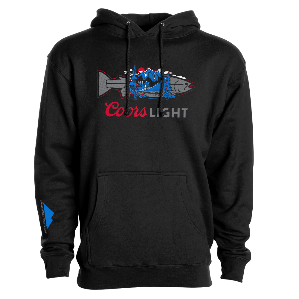 STLHD Men’s X Coors Light Blue Mountains Premium Hoodie - TACKLE WAREHOUSE AMERICA​