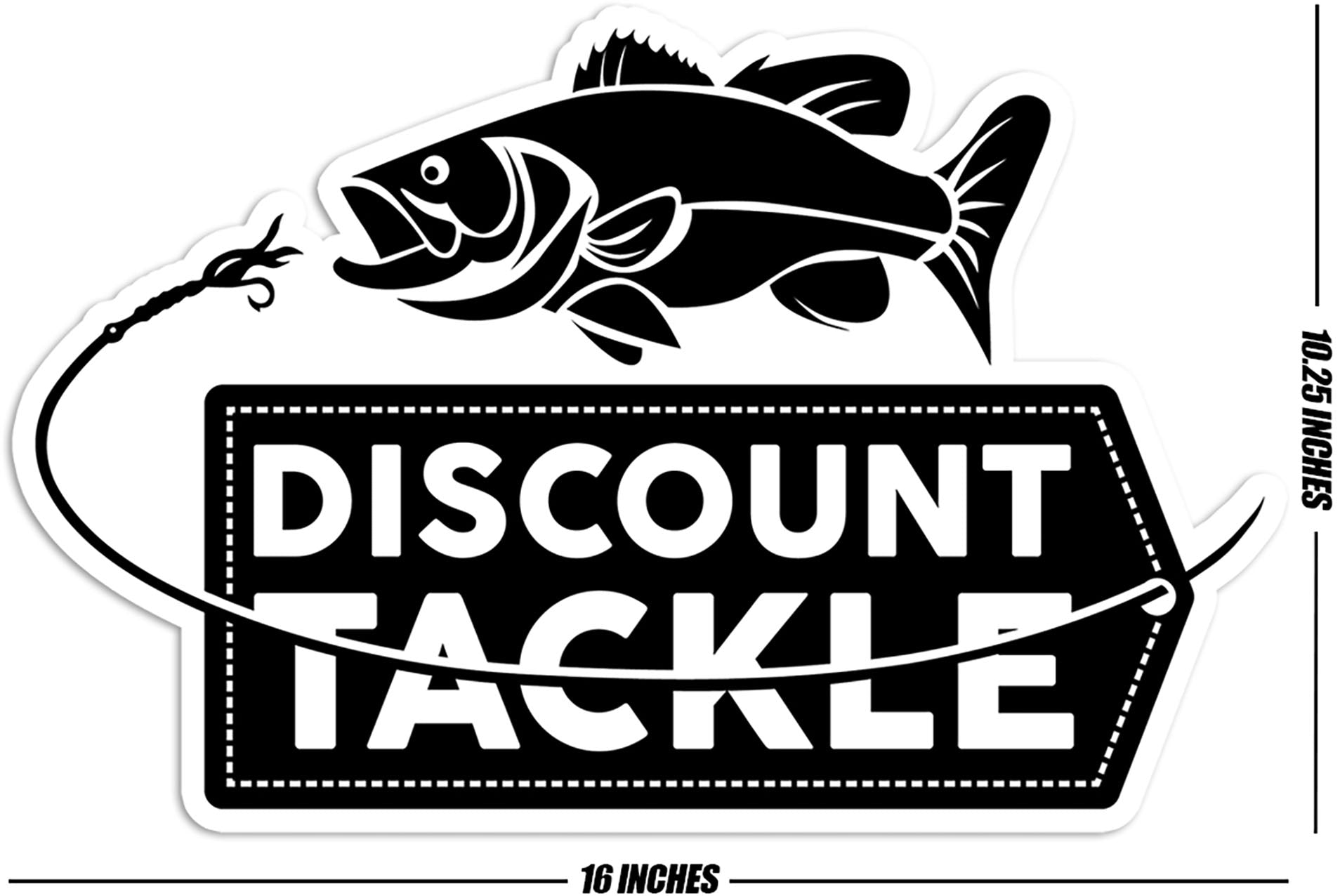 Discount Tackle Carpet Decal - TACKLE WAREHOUSE AMERICA​