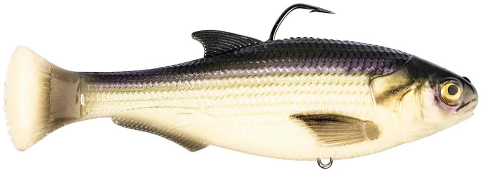 Z-Man Shadtron Line Through Fast Sinking Swimbait - 6 Inch - TACKLE WAREHOUSE AMERICA​