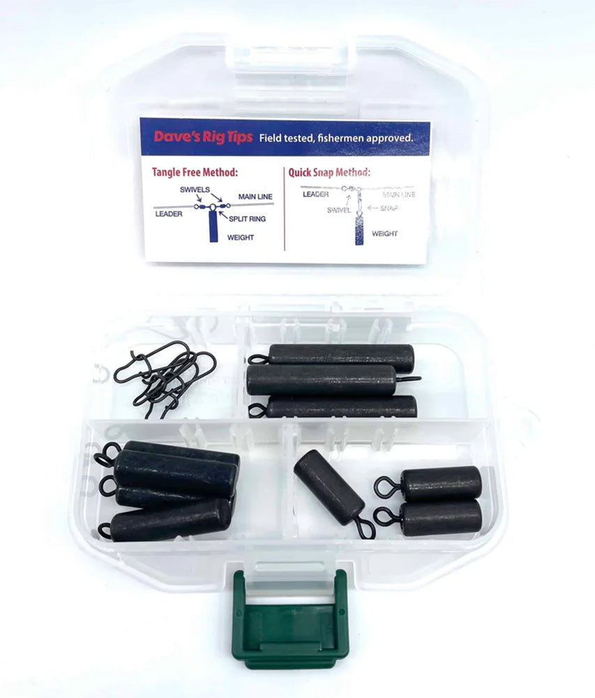 Daves Steel Stick Weight Pack - 14 Pieces - TACKLE WAREHOUSE AMERICA​