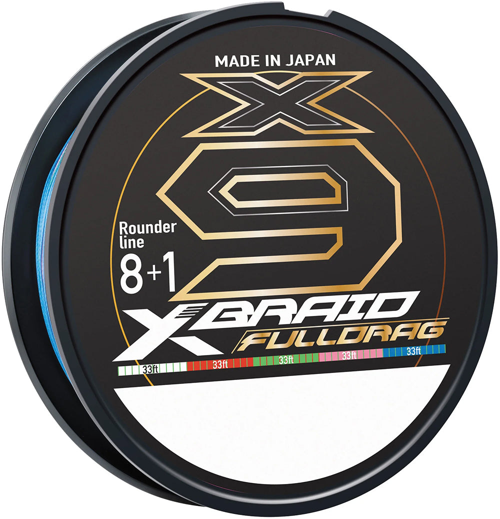 Daiwa X-Braid X9 Fulldrag Multicolor Braid Standard Spool - 165 Yard Spools - TACKLE WAREHOUSE AMERICA​
