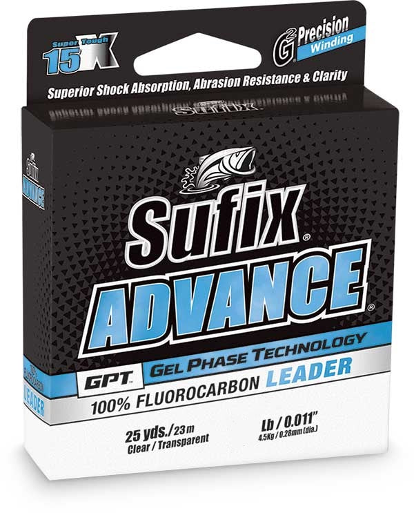 Sufix Advance Fluorocarbon Leader Wheel 25-yards - TACKLE WAREHOUSE AMERICA​