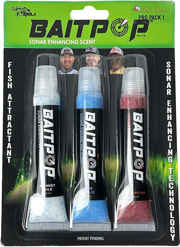 BaitPop Elite Sonar Enhancing Scent With Sparklscales Pro Packs - 3 CT - TACKLE WAREHOUSE AMERICA​