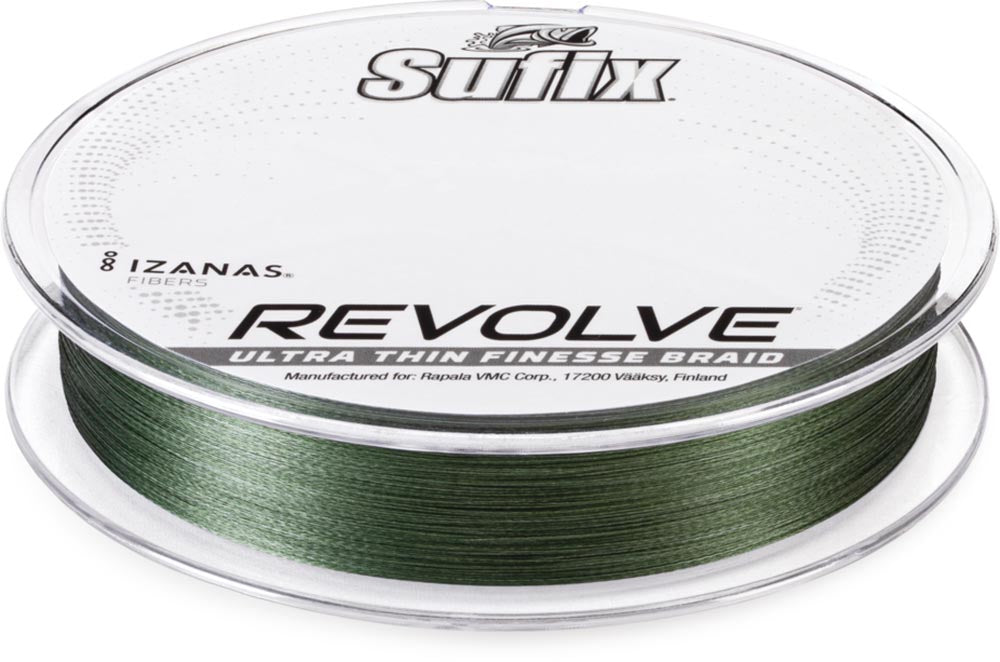 Sufix Revolve Low-Vis Green Braid - 200 Yards - TACKLE WAREHOUSE AMERICA​