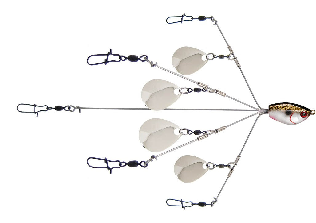 YUM YUMbrella Flash Mob Jr. Bladed Umbrella Rig - TACKLE WAREHOUSE AMERICA​