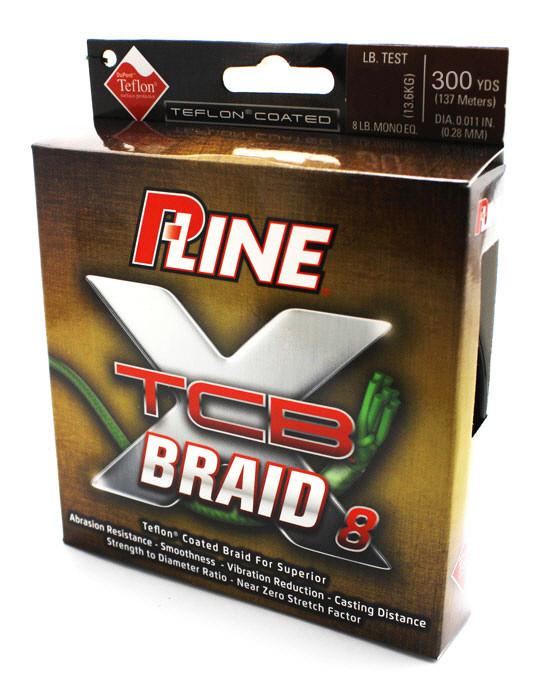 P-Line Teflon Coated 8 Carrier Braid (XTCB-8) 300 Yards Green - TACKLE WAREHOUSE AMERICA​