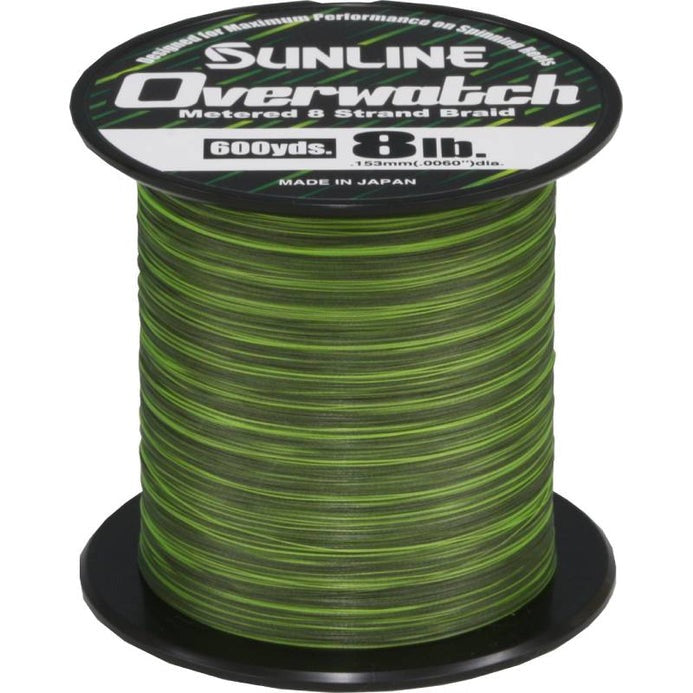 Sunline Overwatch Metered Green Braid Bulk Spool - 600 Yards - TACKLE WAREHOUSE AMERICA​