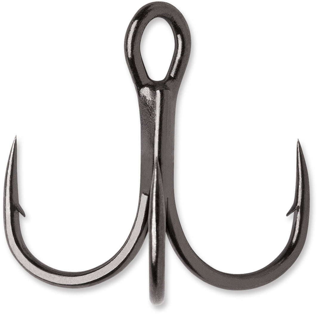 VMC 7548 Hybrid Treble Hook Short 1X Black Nickel 4 pack - TACKLE WAREHOUSE AMERICA​