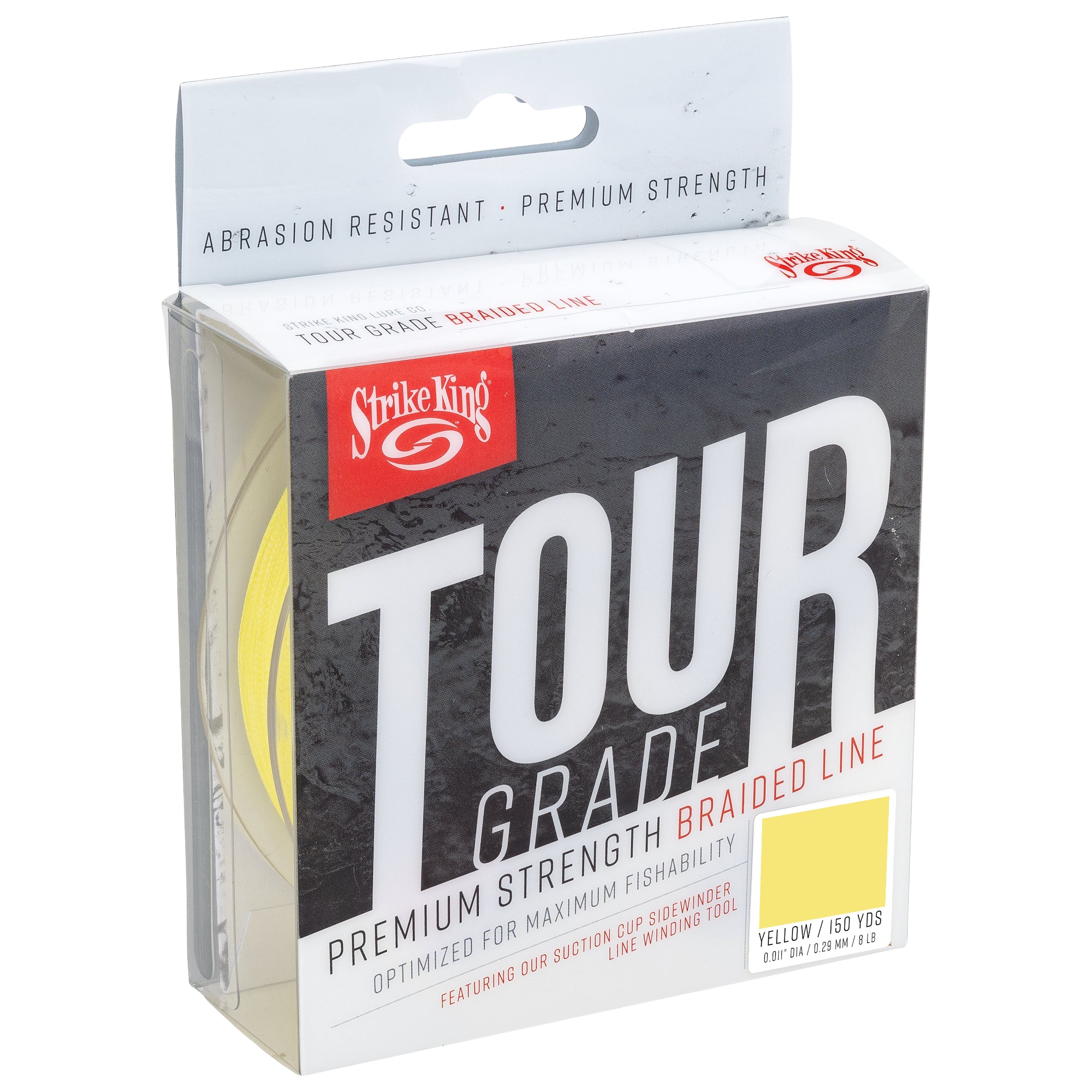 Strike King Tour Grade Braid Yellow Braided Line - TACKLE WAREHOUSE AMERICA​