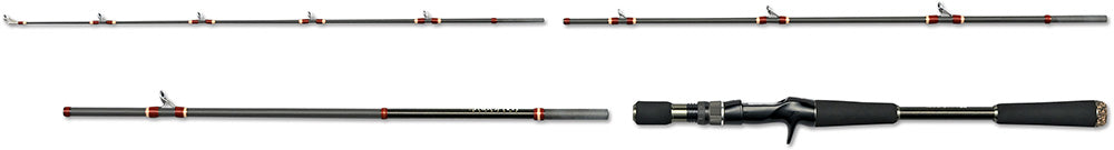 Megabass Valkyrie World Expedition Travel Baitcasting Rods - TACKLE WAREHOUSE AMERICA​