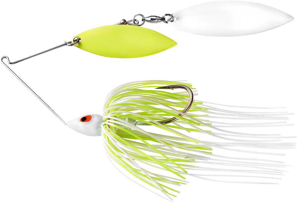 War Eagle Painted Head Nickel Frame Double Willow Spinnerbait - 1/2 oz - TACKLE WAREHOUSE AMERICA​